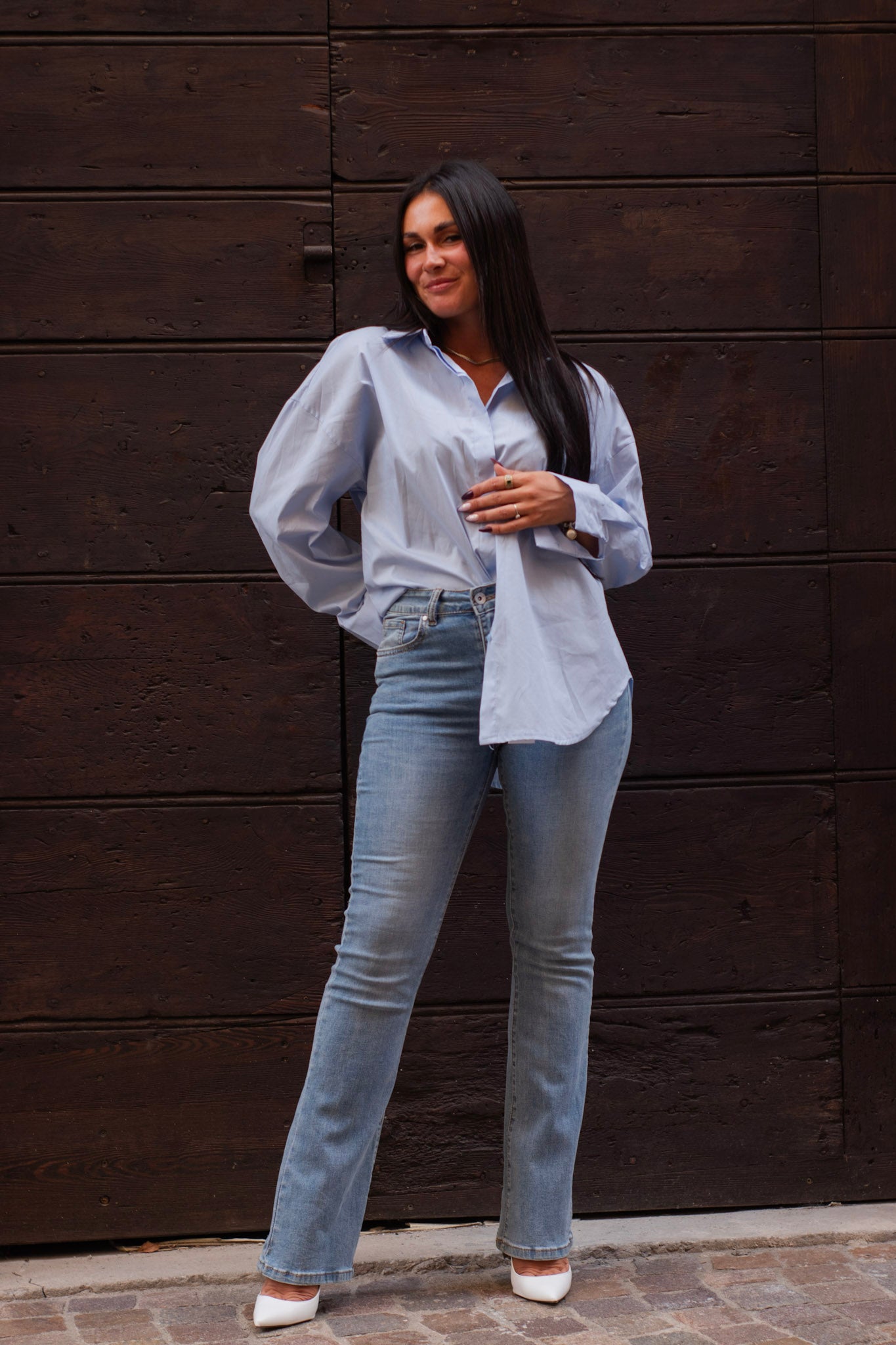 Jeans Farfallina elasticizzato