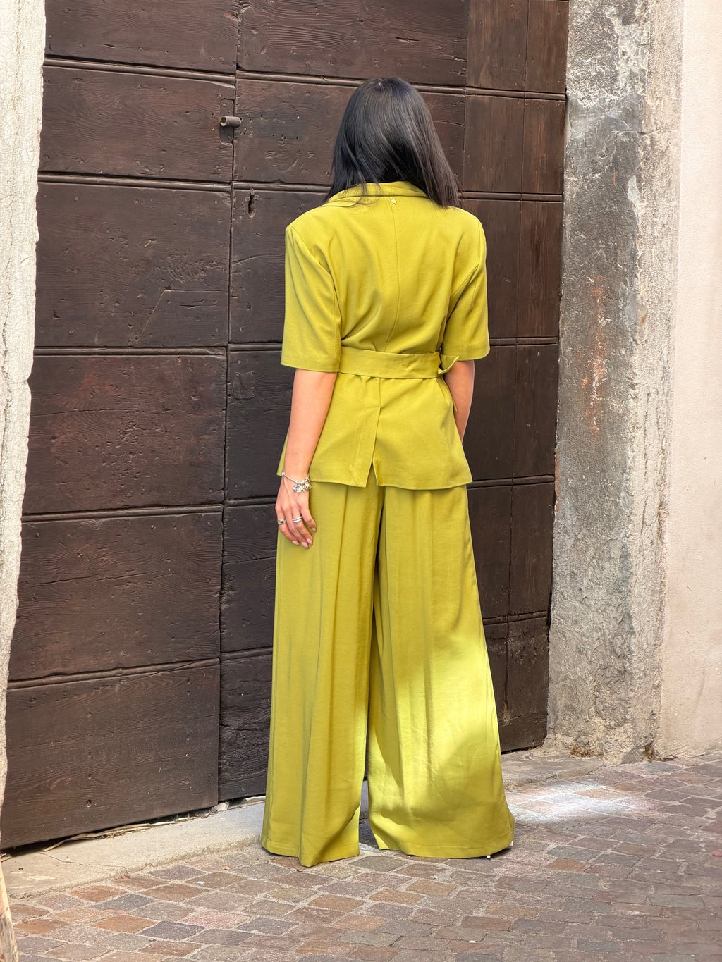 Pantalone Ersilia verde acido