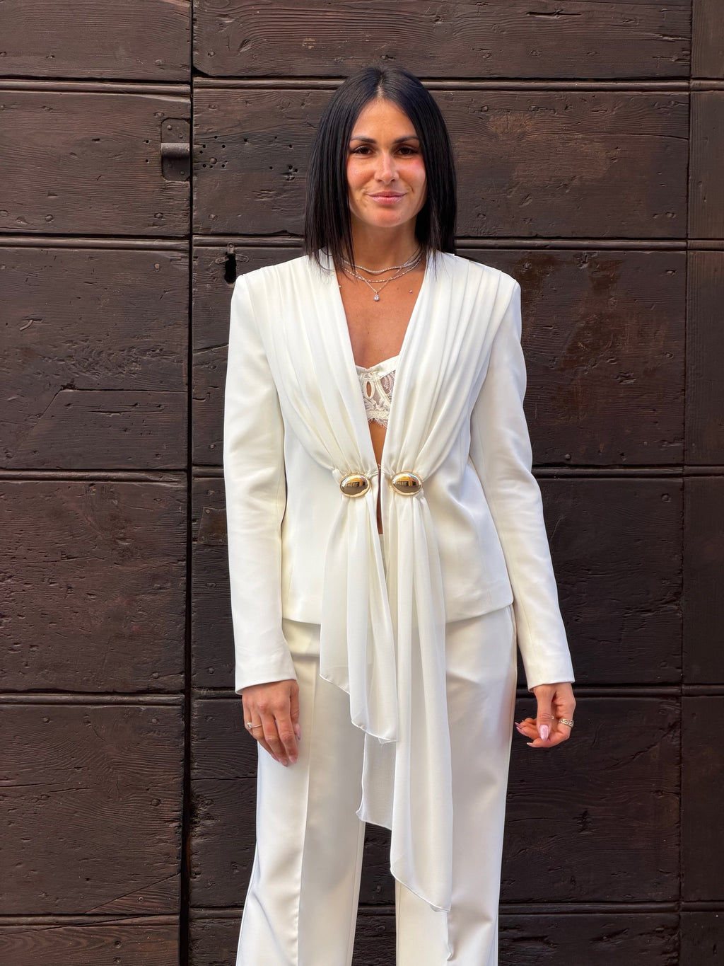 Giacca Marianna bianco