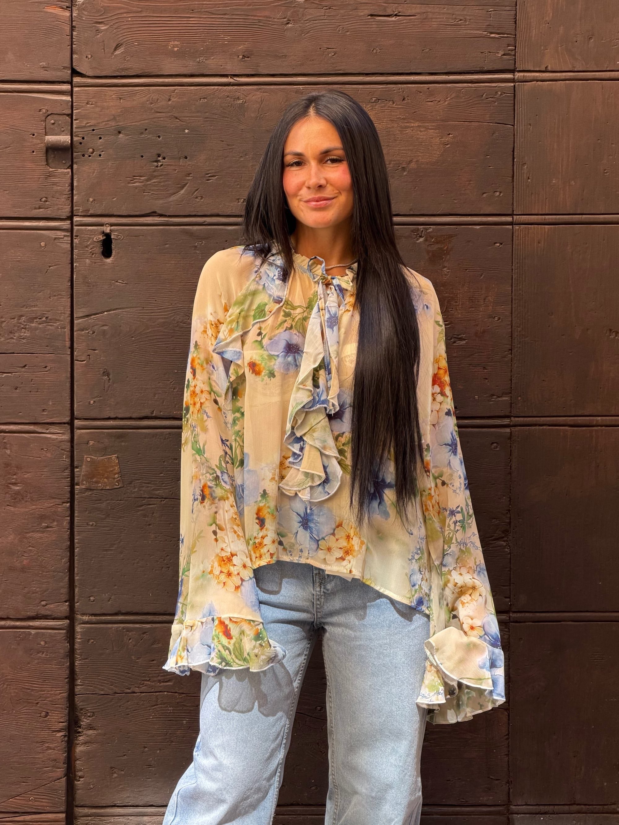 Blusa celeste