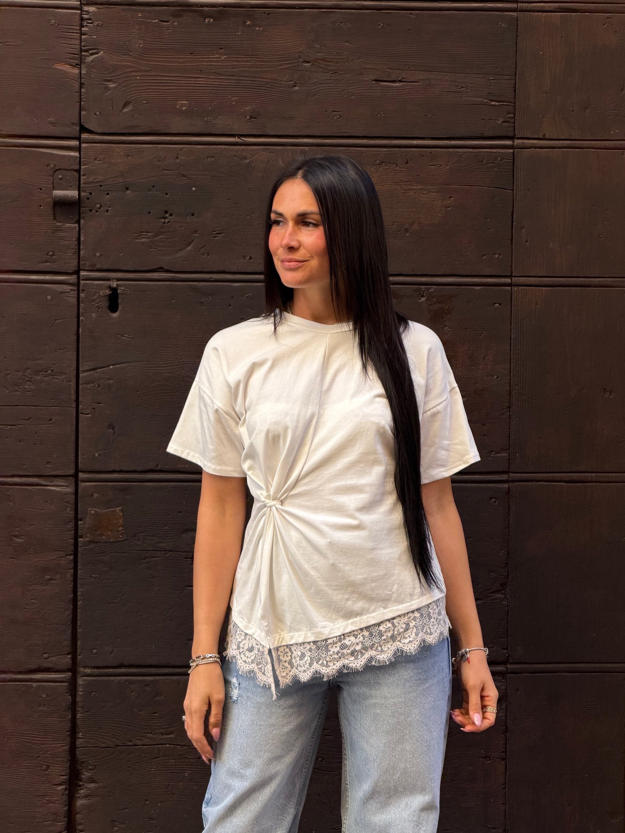 T-shirt panna