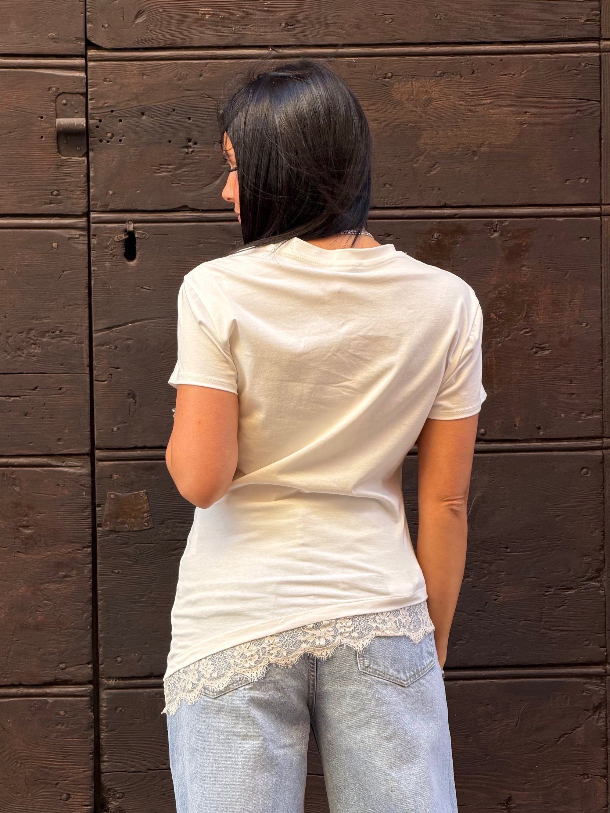 T-shirt panna