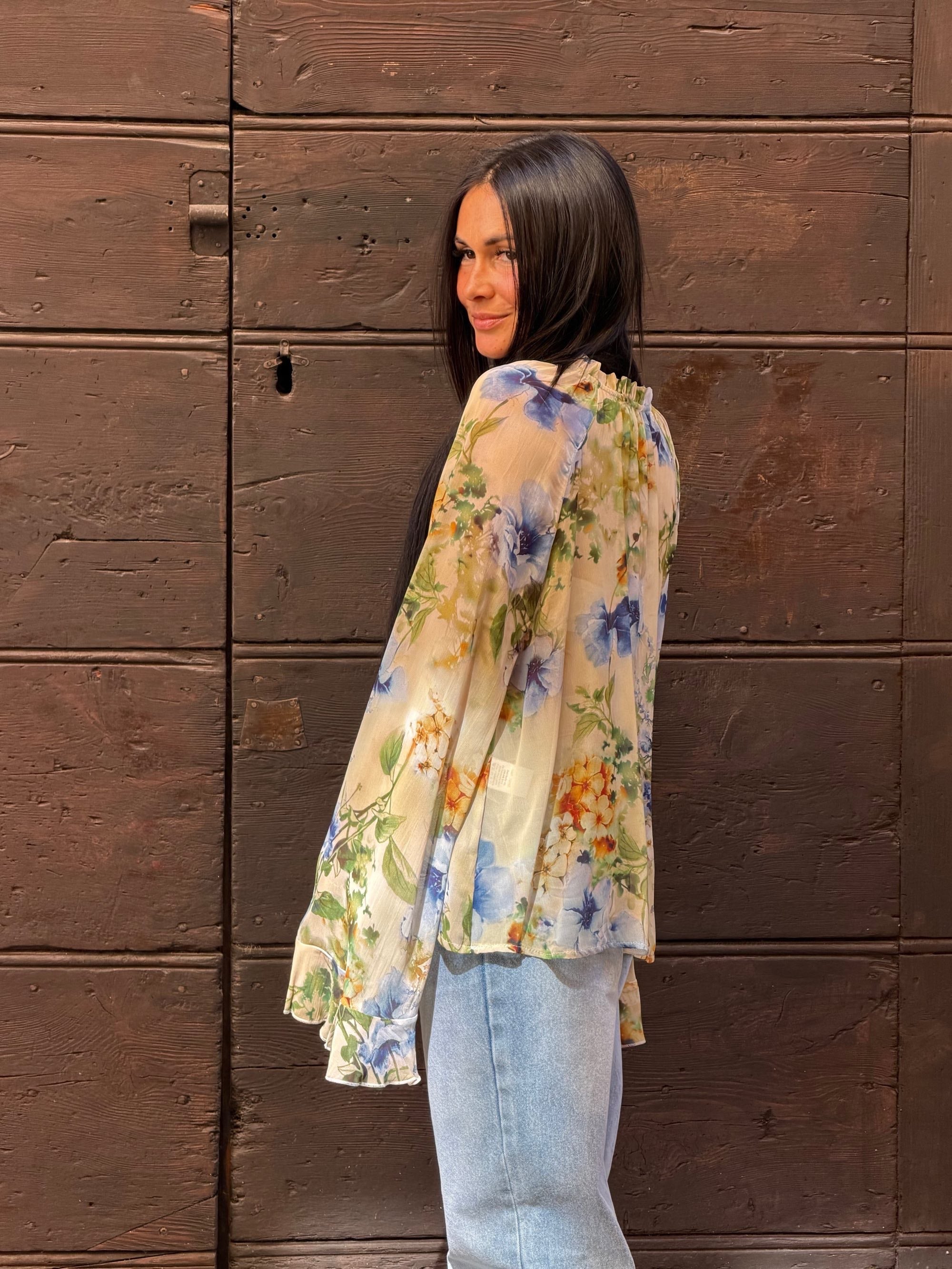 Blusa celeste