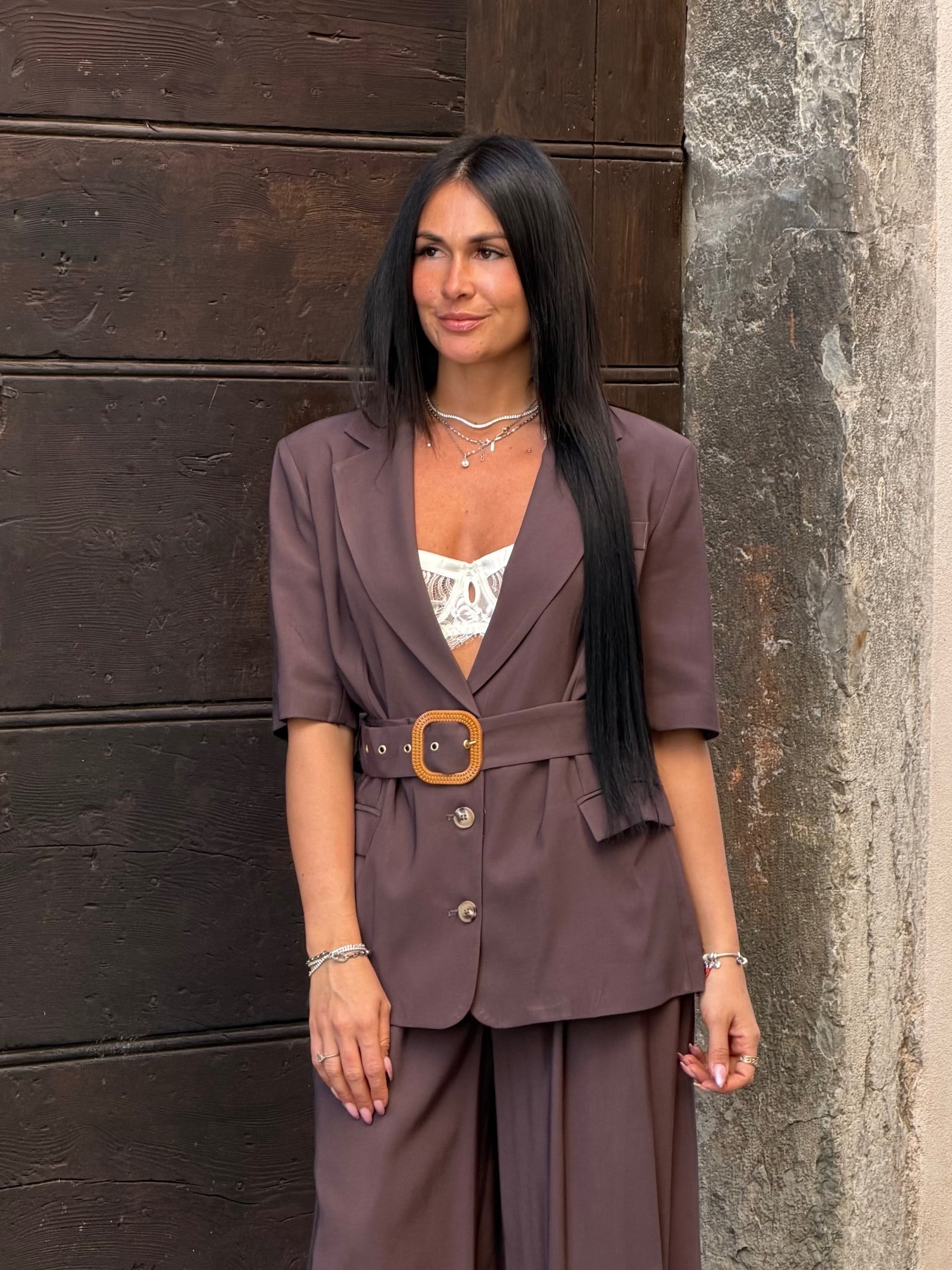 Giacca Lella marrone