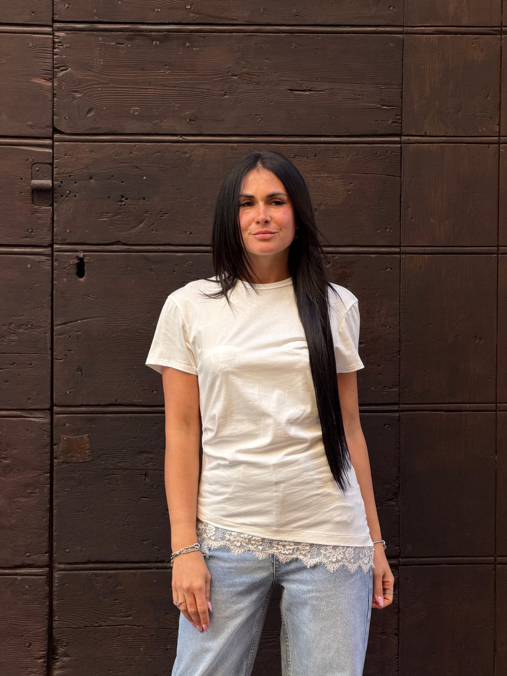 T-shirt panna