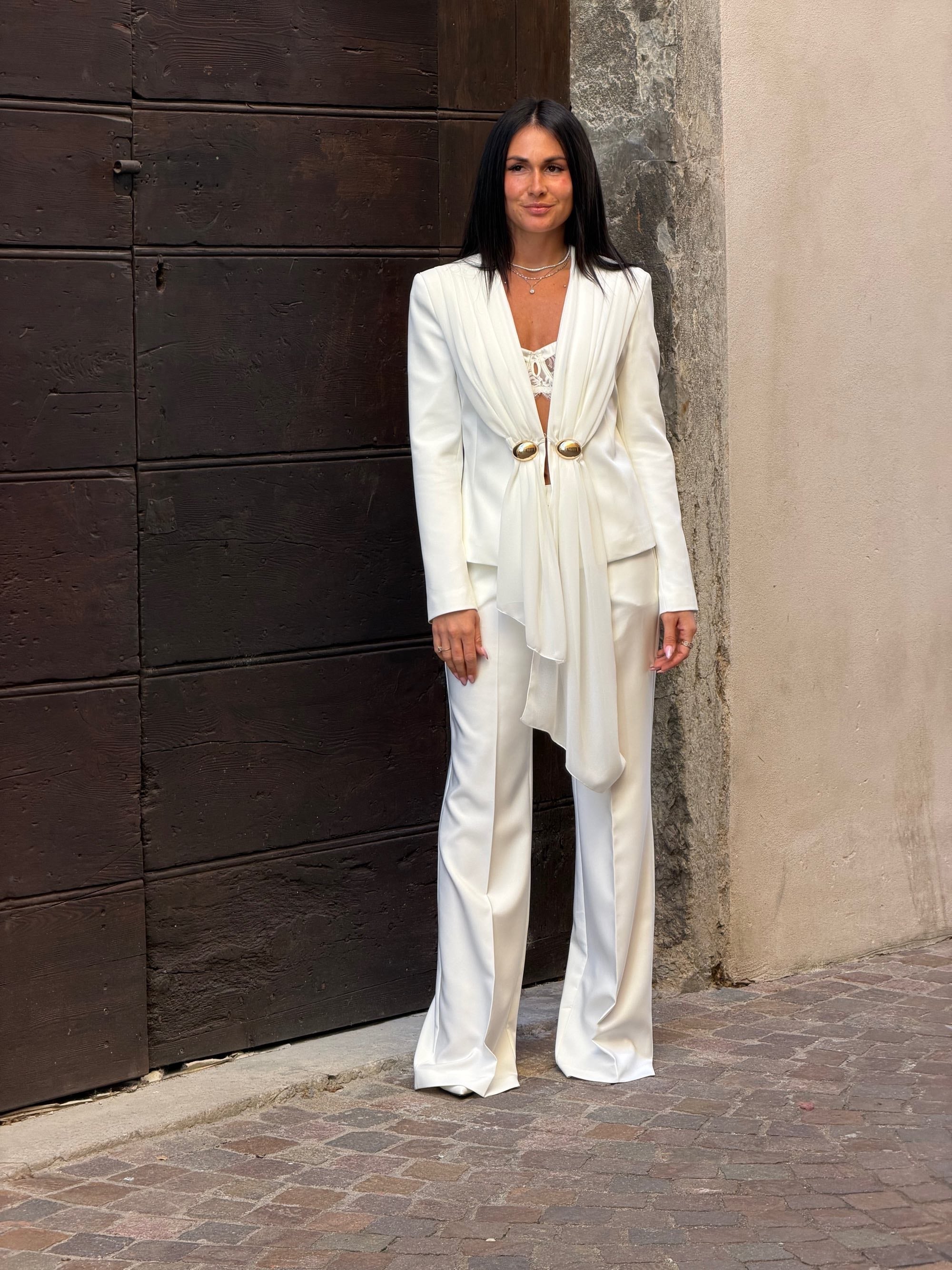 Giacca Marianna bianco