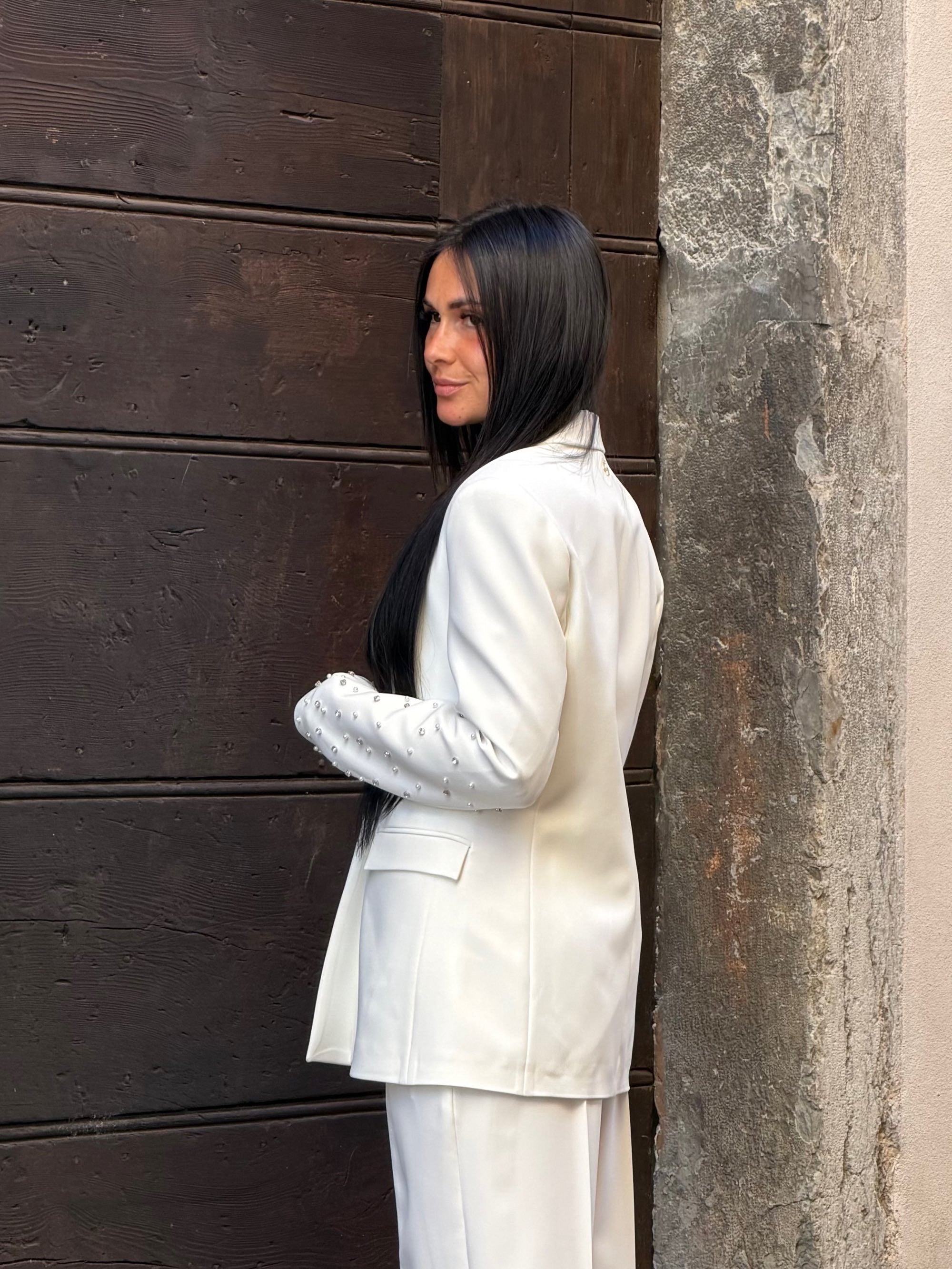 Giacca Dafne bianco