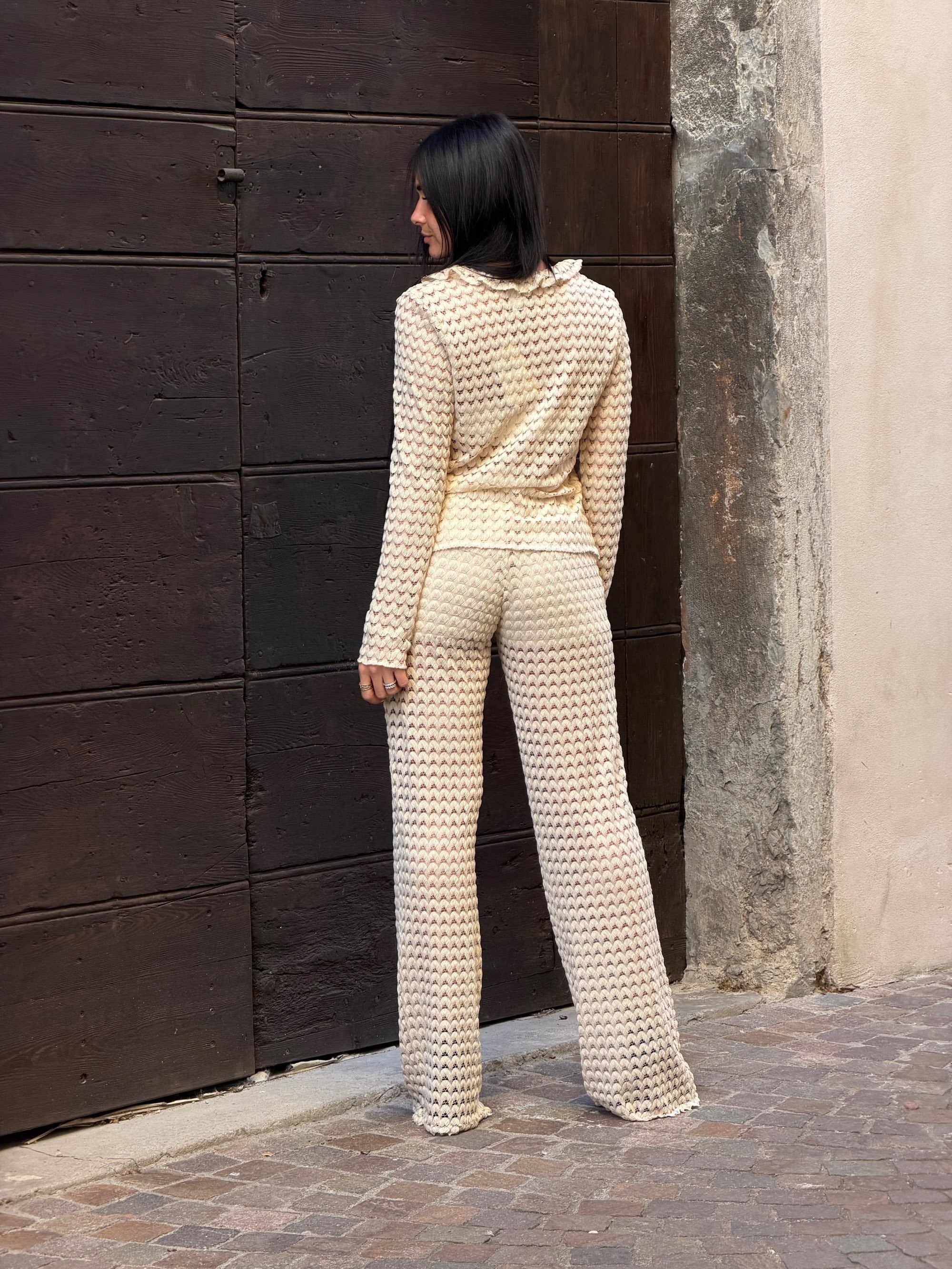 Pantalone Anita crema