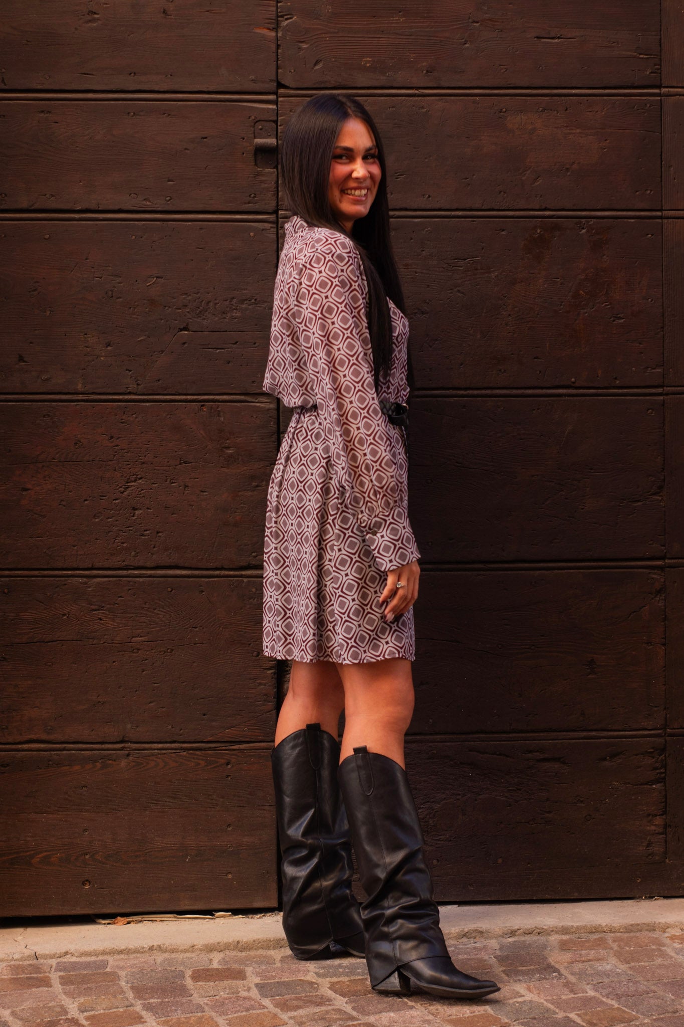 Abito Chemiser Optical Glicine