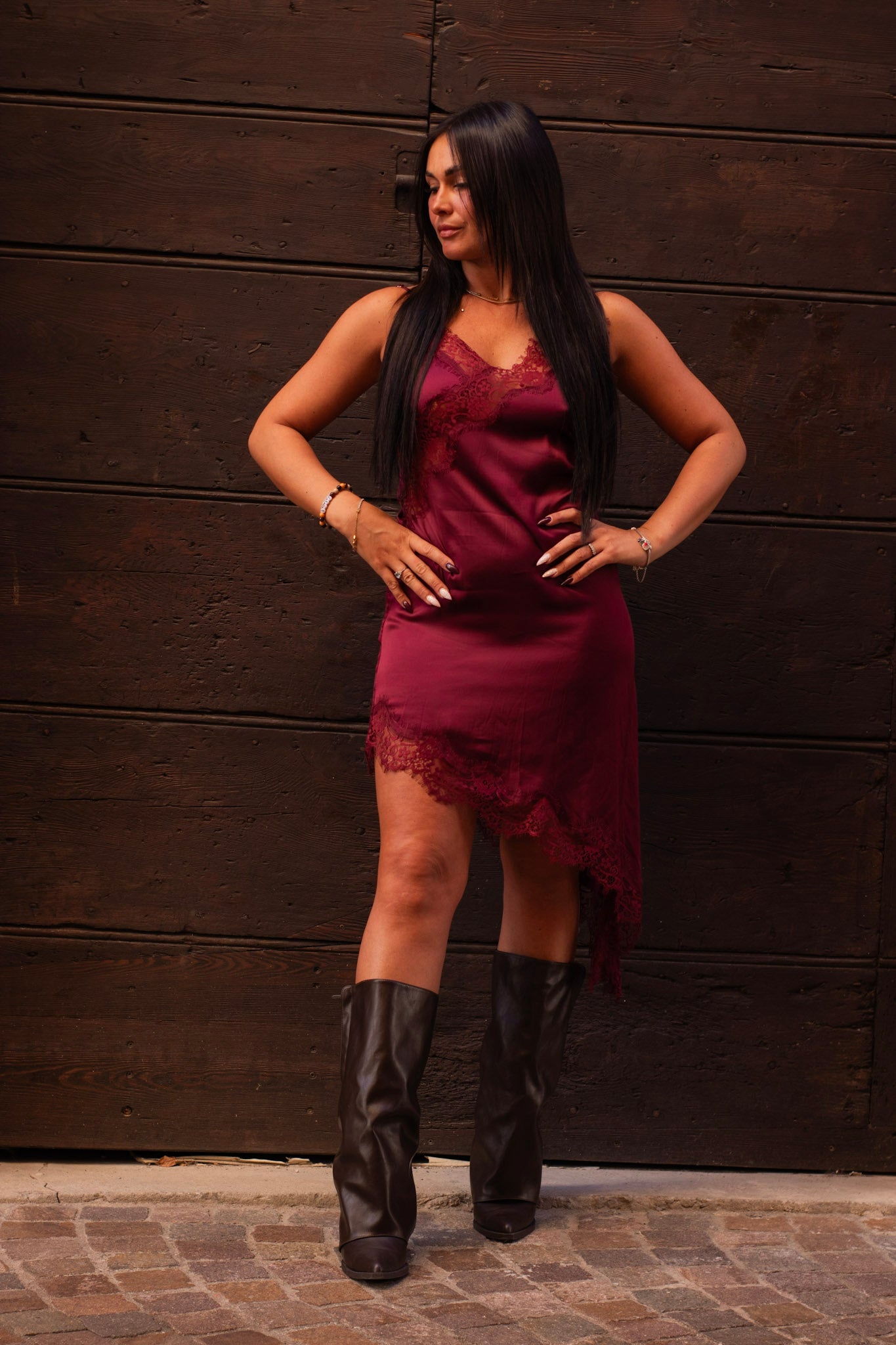 Abito Lumina Bordeaux