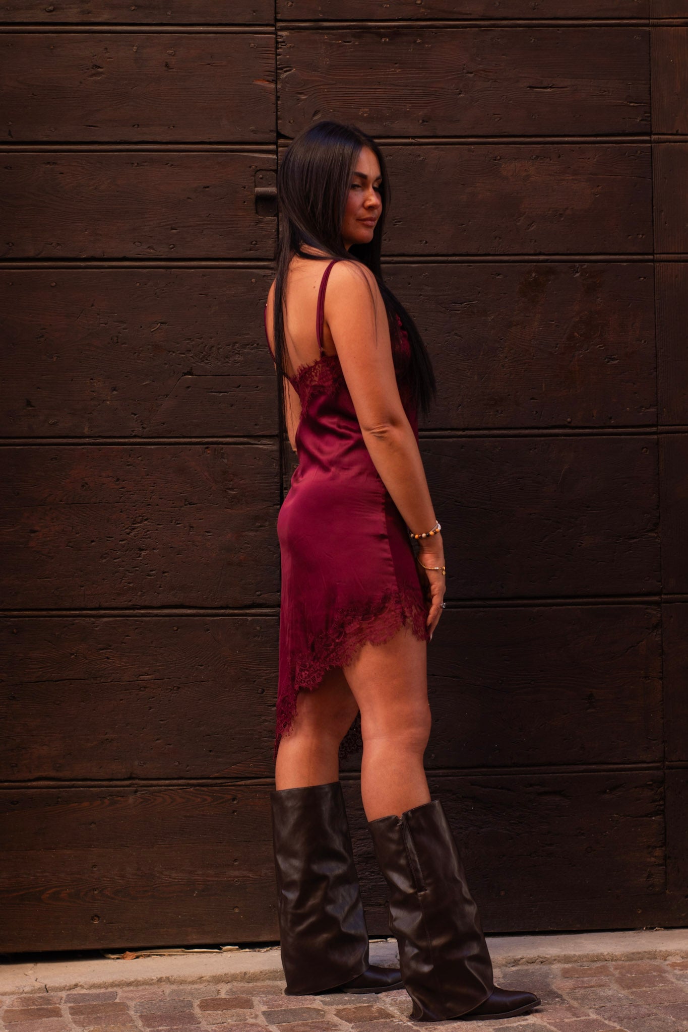 Abito Lumina Bordeaux